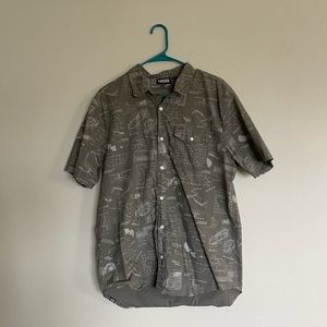 Vans Short Sleeve Button Up Men’s